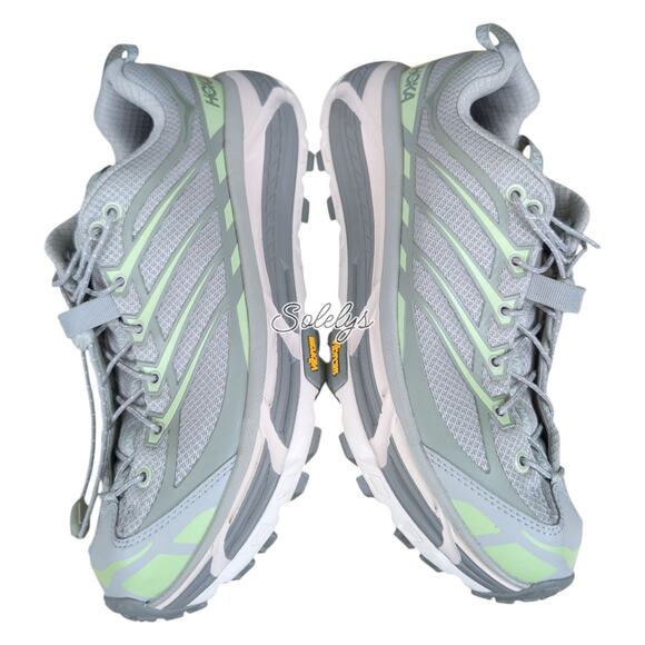 HOKA ONE ONE Mafate Three2 Mens 9 Womens 10 Barley Seed Green Athletic Sneaker - Picture 9 of 10